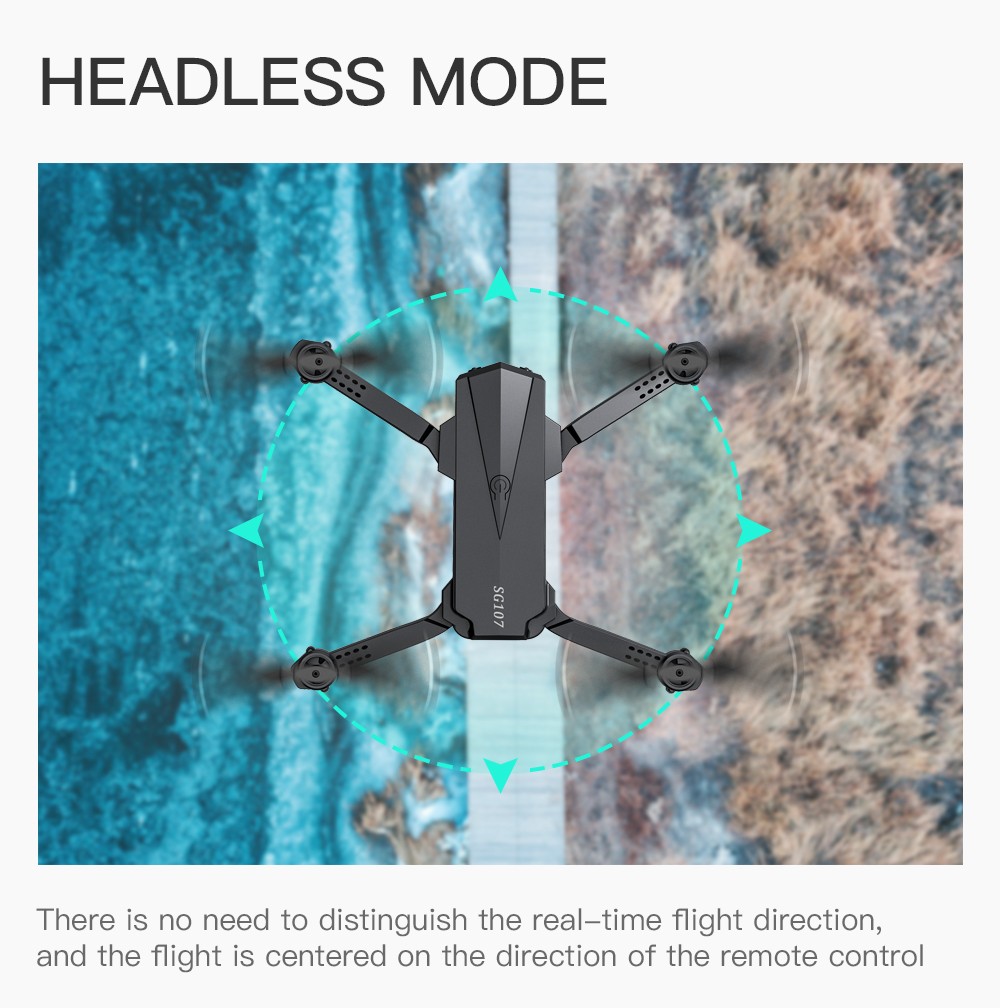 SG107 HD Aerial Folding Drone HEADLESS MODE